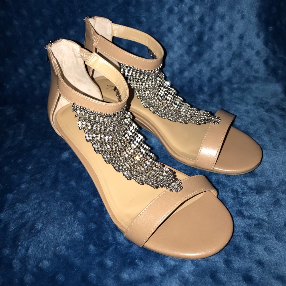 *3 for $30* Beige and silver Sandals